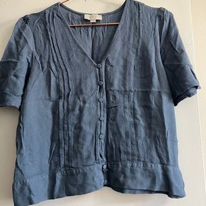 Loft blue blouse